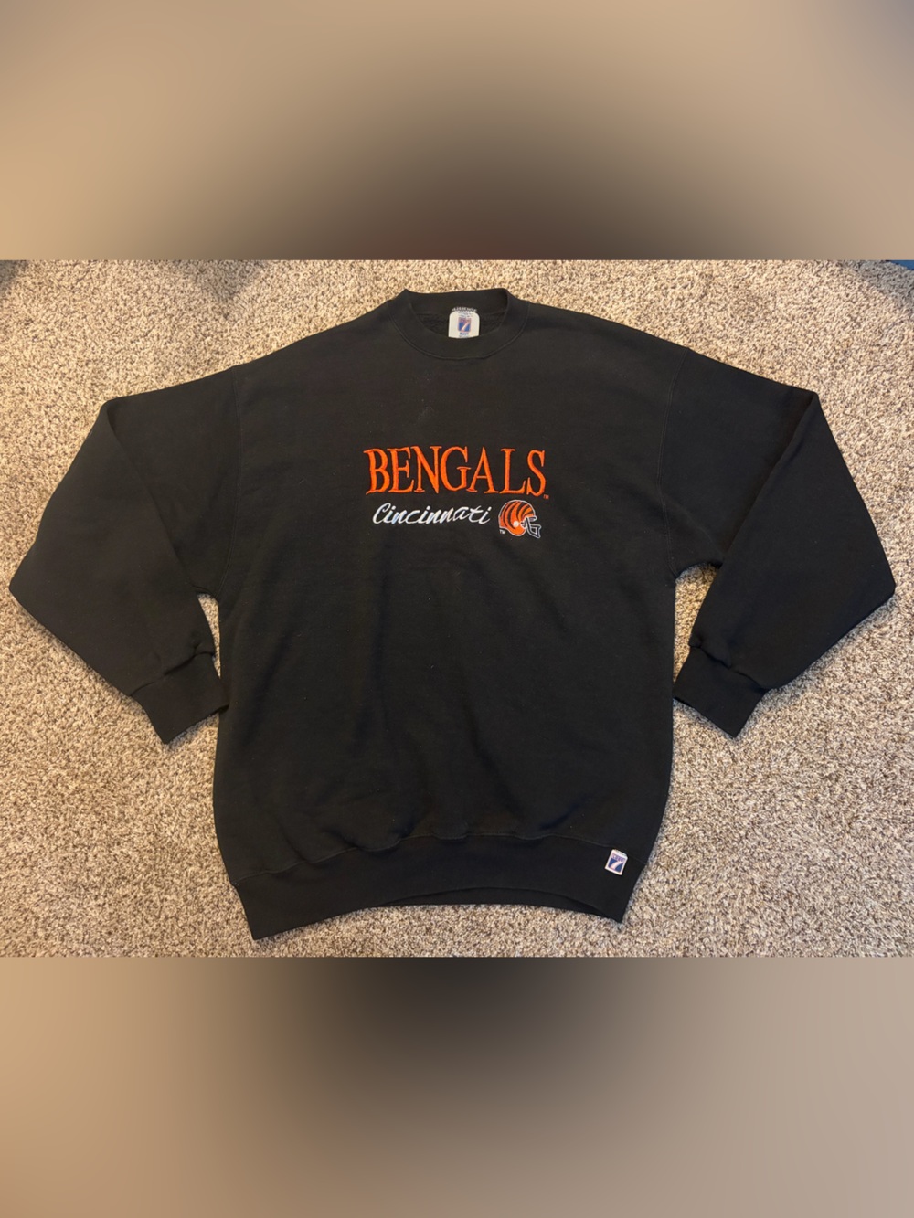 Vintage Cincinnati Bengals NFL Logo7 Crewneck Sweatshirt